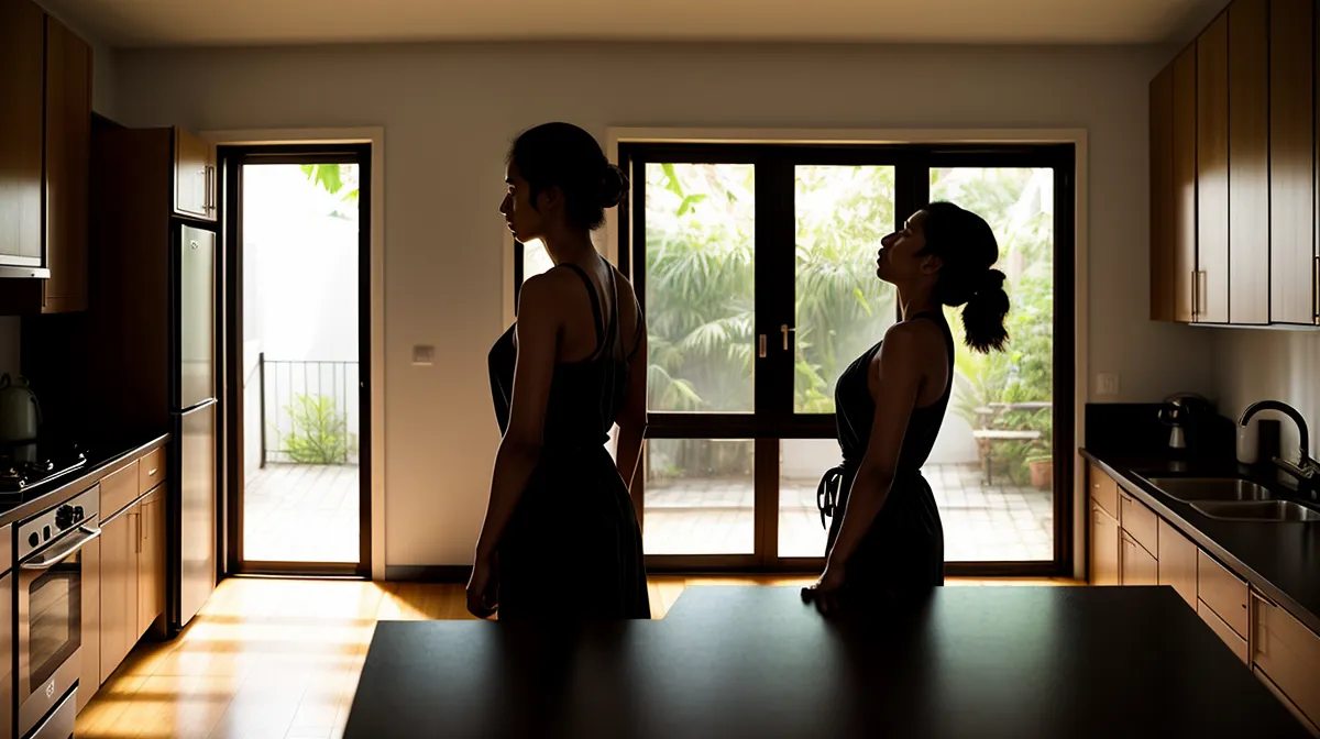 Mujer respirando hondo para calmar los síntomas físicos de la ansiedad relacional de forma natural
