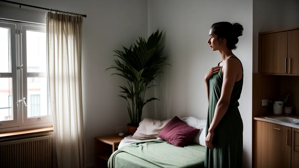 Pies descalzos sobre el piso frío de la cocina de madrugada, ansiedad relacional y síntomas físicos